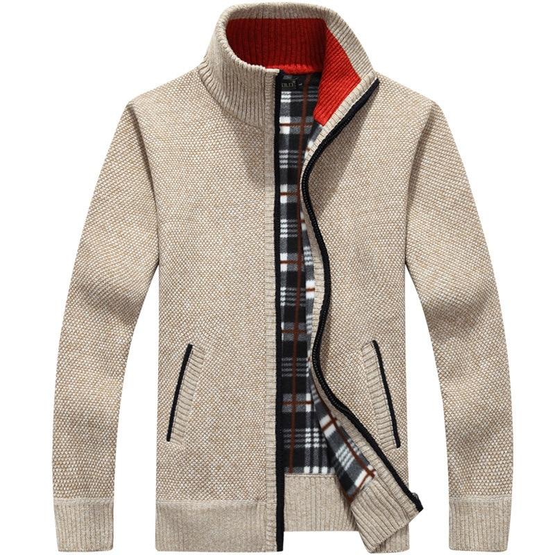 Hugo | Gebreid Vest met Fleecevoering Heren