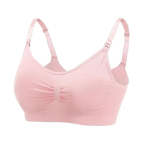 MamaFit™ | Dames Naadloze Zwangerschaps- en Voedingsbh | Comfortabel Zonder Beugel en Verstelbare Voedingsclip