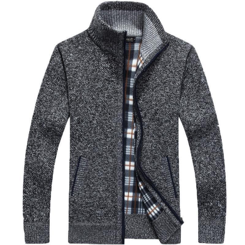 Hugo | Gebreid Vest met Fleecevoering Heren