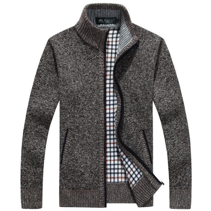 Hugo | Gebreid Vest met Fleecevoering Heren