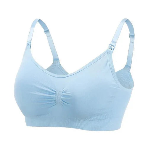 MamaFit™ | Dames Naadloze Zwangerschaps- en Voedingsbh | Comfortabel Zonder Beugel en Verstelbare Voedingsclip