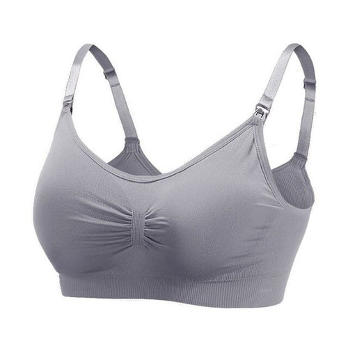 MamaFit™ | Dames Naadloze Zwangerschaps- en Voedingsbh | Comfortabel Zonder Beugel en Verstelbare Voedingsclip