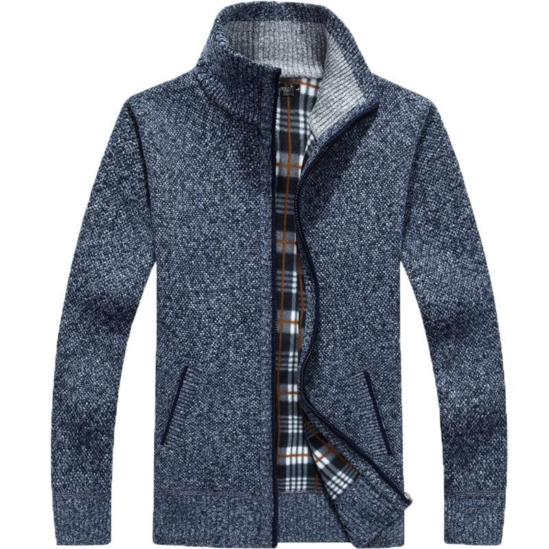Hugo | Gebreid Vest met Fleecevoering Heren