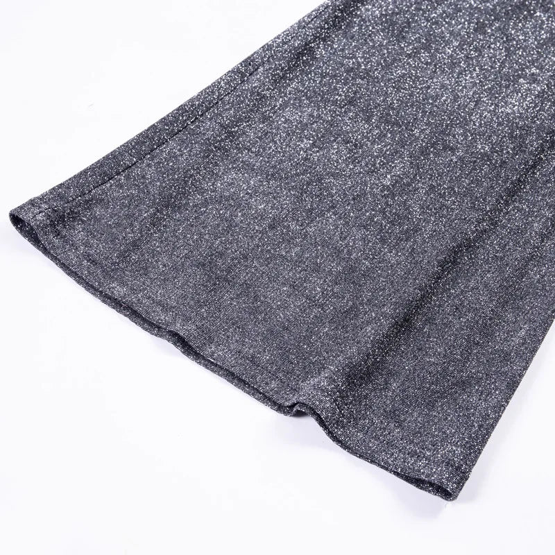 Lyssia | Dames Glitter Palazzo Broek