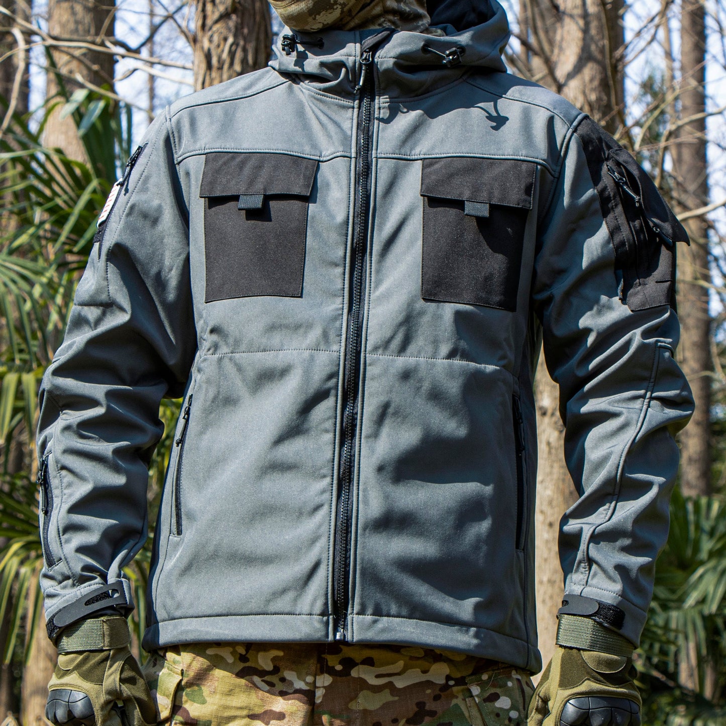 Sentinel | Tactical Softshell Jas met Contrastpanelen