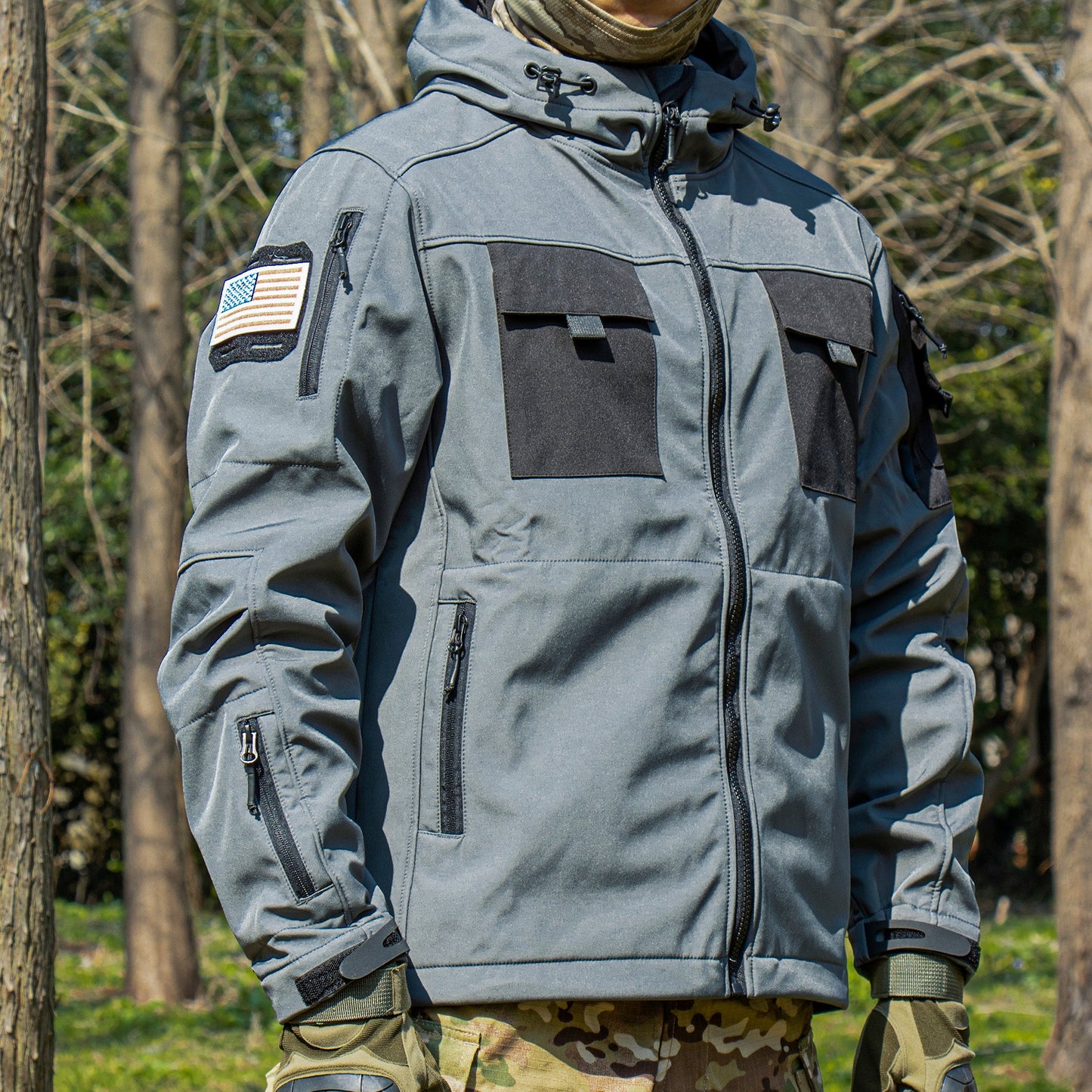 Sentinel | Tactical Softshell Jas met Contrastpanelen