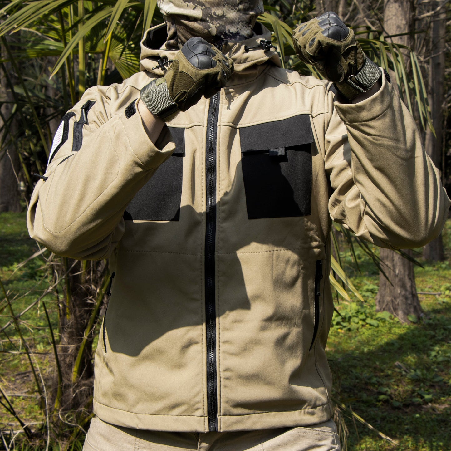 Sentinel | Tactical Softshell Jas met Contrastpanelen