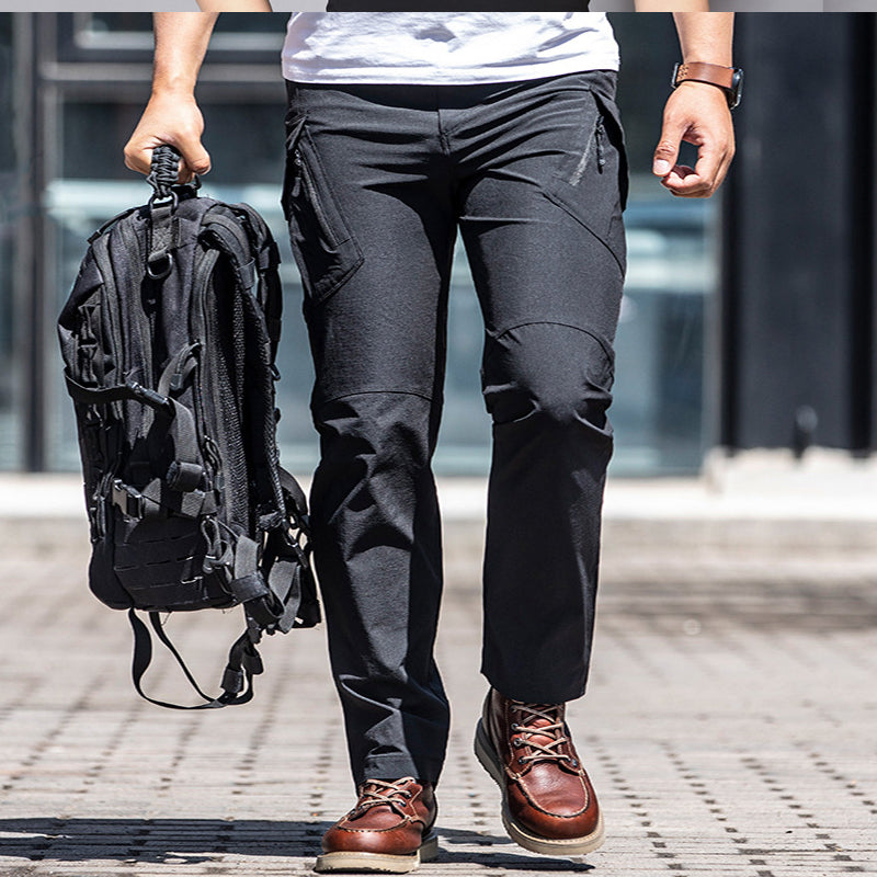 Ardorin | Zwarte Tactical Cargo Broek Heren