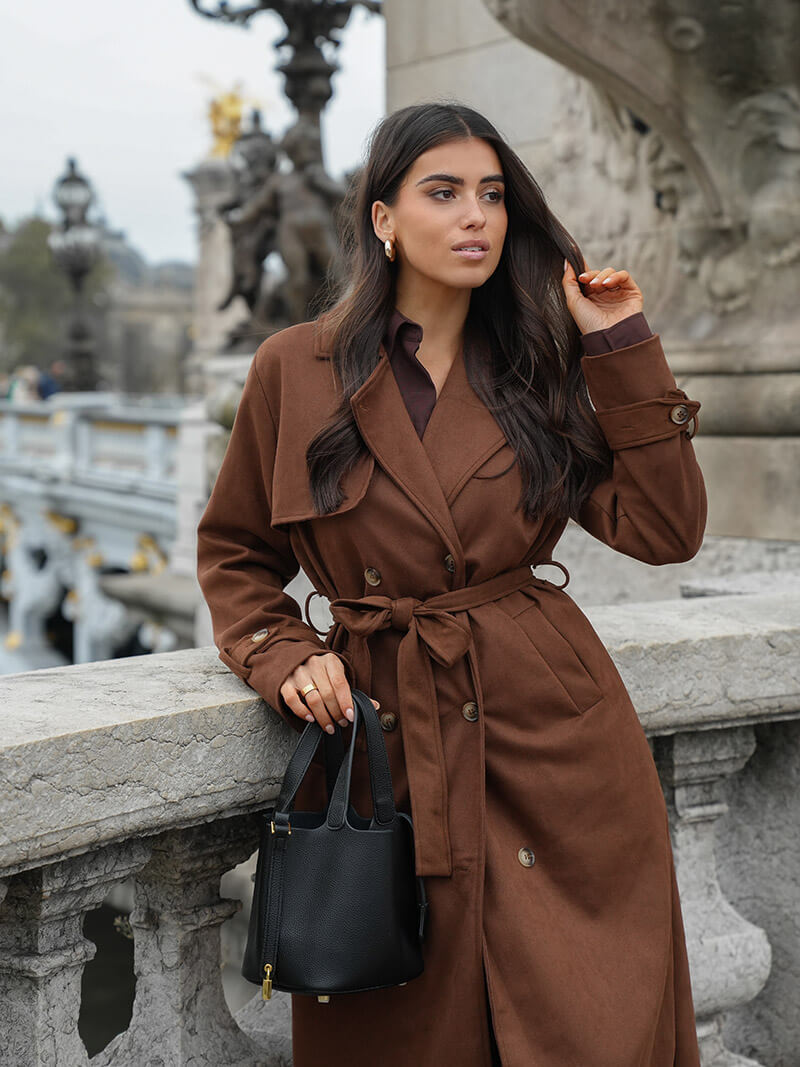 Amara | Luxe Leren Bucket Bag Dames