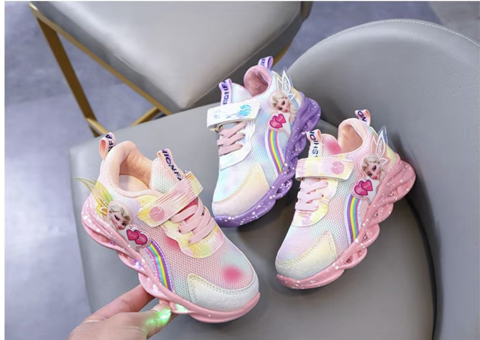 Lunafly | Meisjes LED Sneakers Vleugels