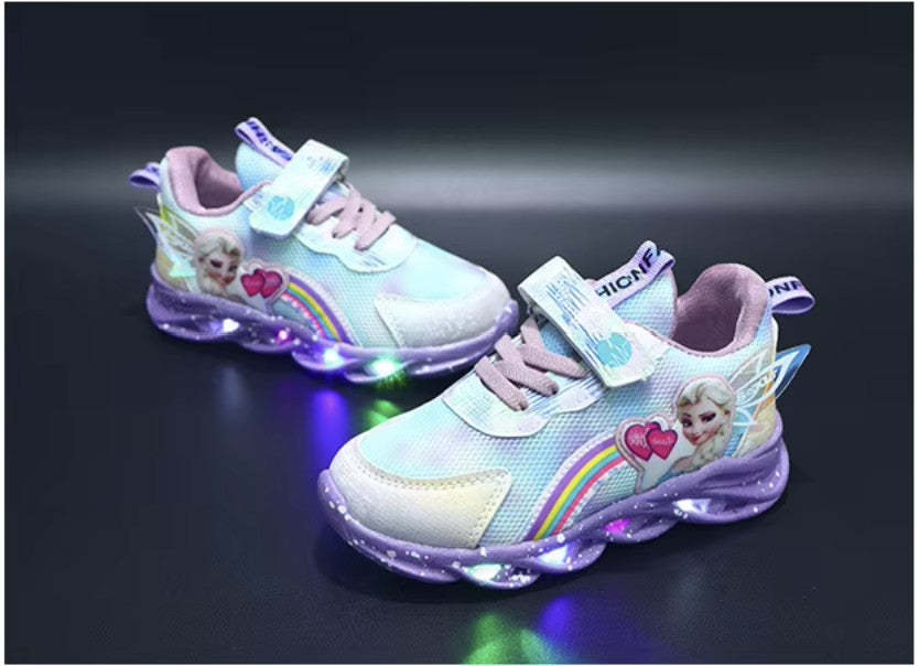 Lunafly | Meisjes LED Sneakers Vleugels
