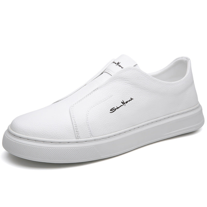 Arlen | Instapsneakers Heren | Slip‑On Sneakers | Kunstleer & Elastische Zijkant | Comfortabel & Gripvast
