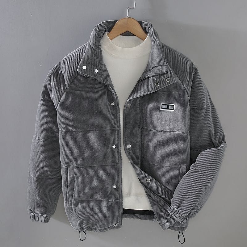 Sandro™ | Warme Oversized Corduroy Jas Heren met Pluizige Voering