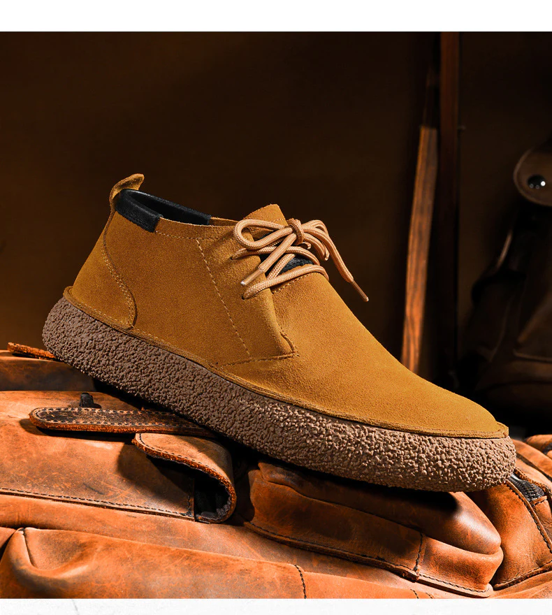Matteo | Heren Suède Veterschoenen