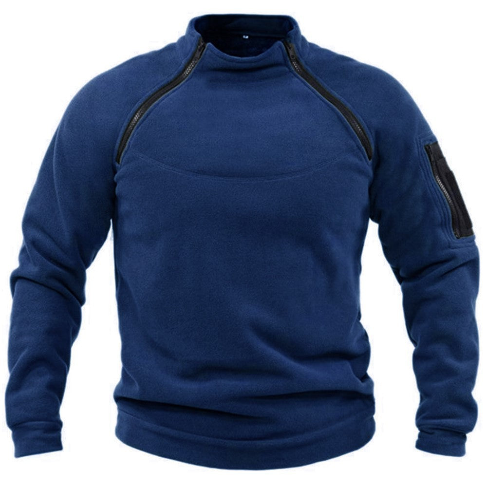 Sentinel | Tactical Fleece Pullover met Rits en Armzakken
