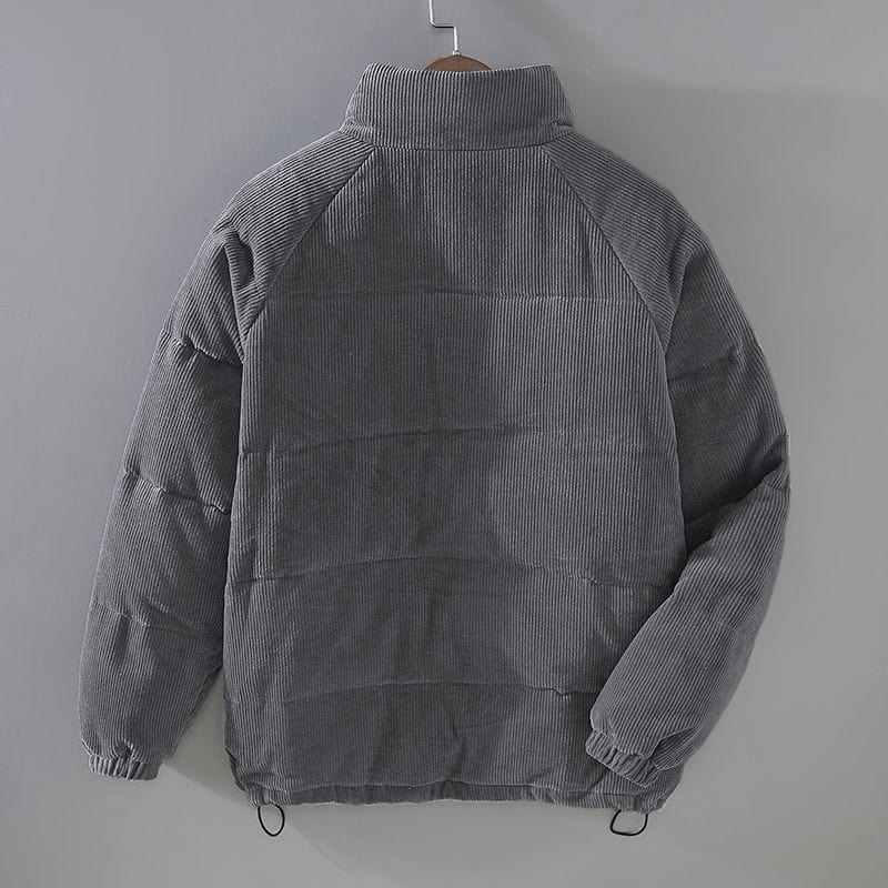 Sandro™ | Warme Oversized Corduroy Jas Heren met Pluizige Voering