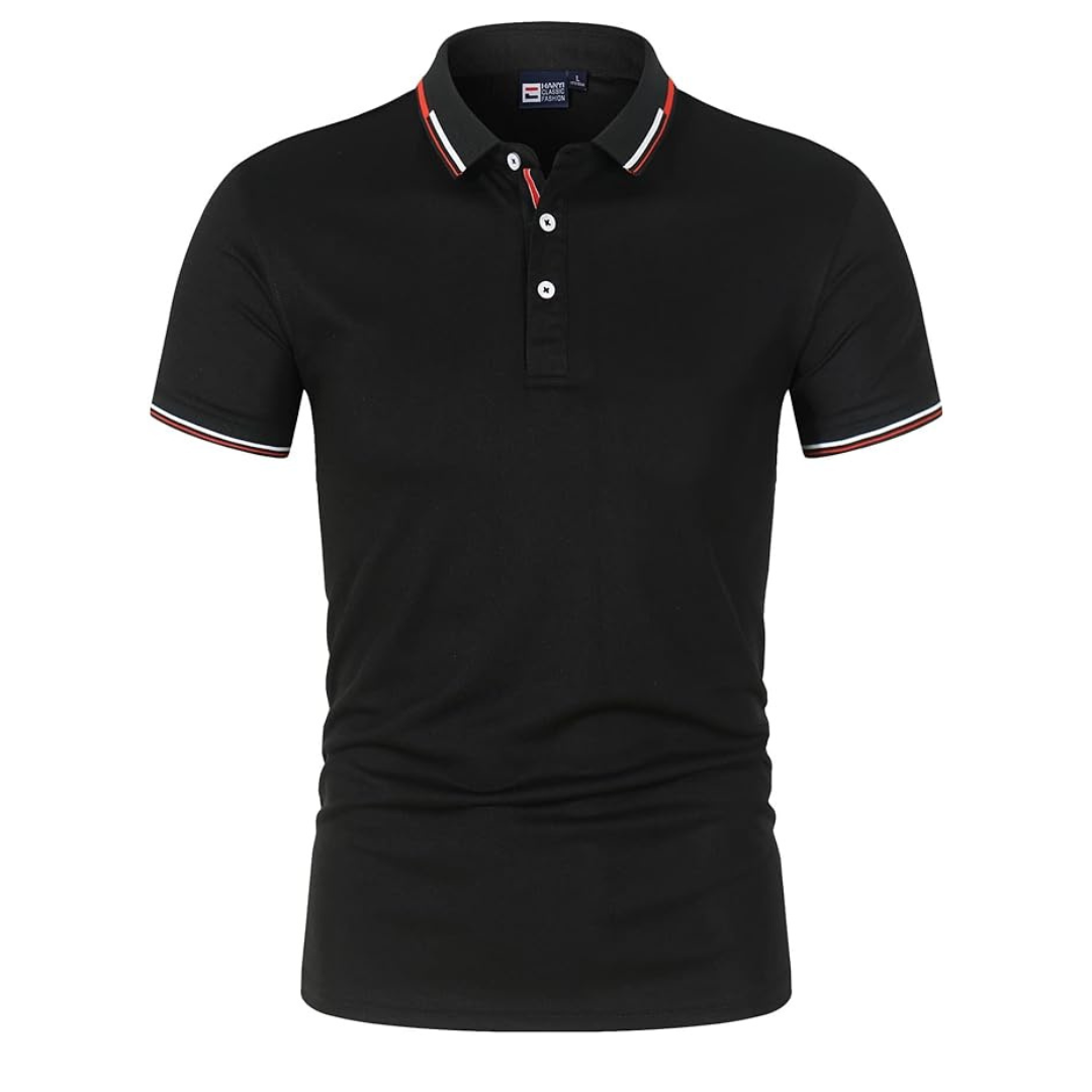 Dario | Polo met Contrasterende Boorden Heren