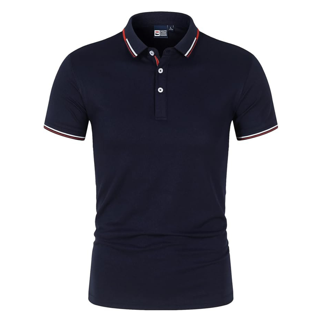 Dario | Polo met Contrasterende Boorden Heren