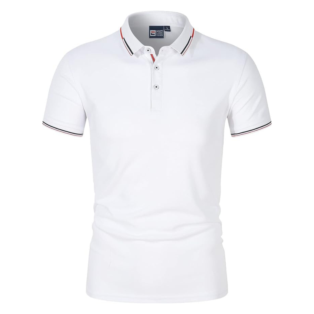 Dario | Polo met Contrasterende Boorden Heren