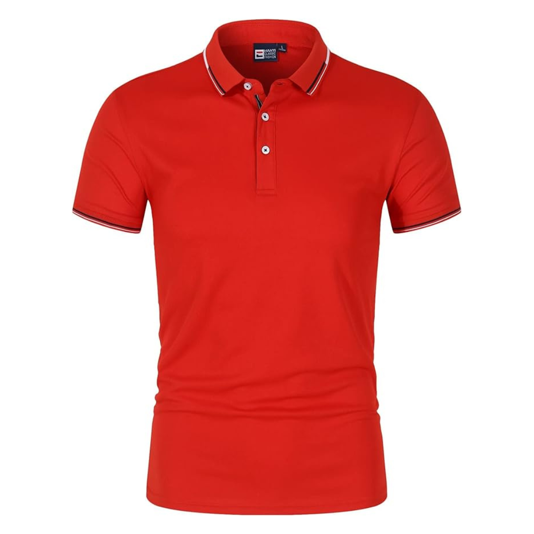 Dario | Polo met Contrasterende Boorden Heren