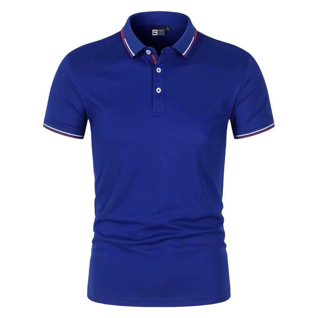 Dario | Polo met Contrasterende Boorden Heren