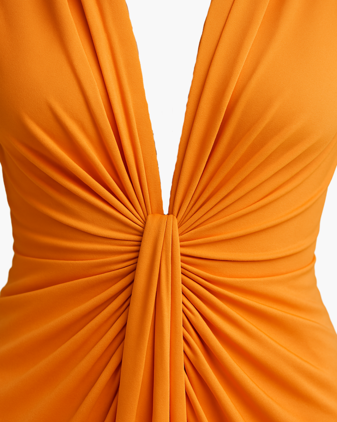 Vivara | Maxi-Jurk Dames | Gedrapeerd & Figuuraccentuerend | Diepe V-Hals | Mouwloos | Elegante Zomer Avondjurk