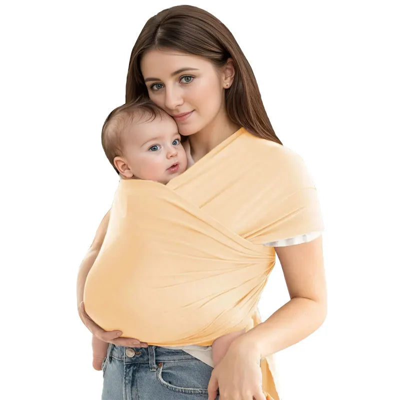 Liora™ | Uniseks Ergonomische Draagdoek voor Baby’s | Rekbare Ademende Wrap van 0-36 Maanden met Rug- en Schouderondersteuning