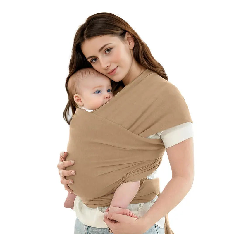 Liora™ | Uniseks Ergonomische Draagdoek voor Baby’s | Rekbare Ademende Wrap van 0-36 Maanden met Rug- en Schouderondersteuning