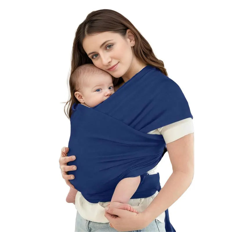 Liora™ | Uniseks Ergonomische Draagdoek voor Baby’s | Rekbare Ademende Wrap van 0-36 Maanden met Rug- en Schouderondersteuning