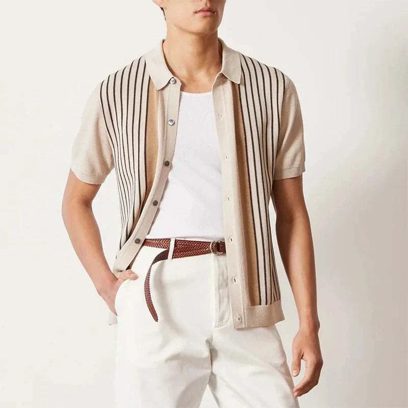 Darian | Gebreid Zomershirt Heren