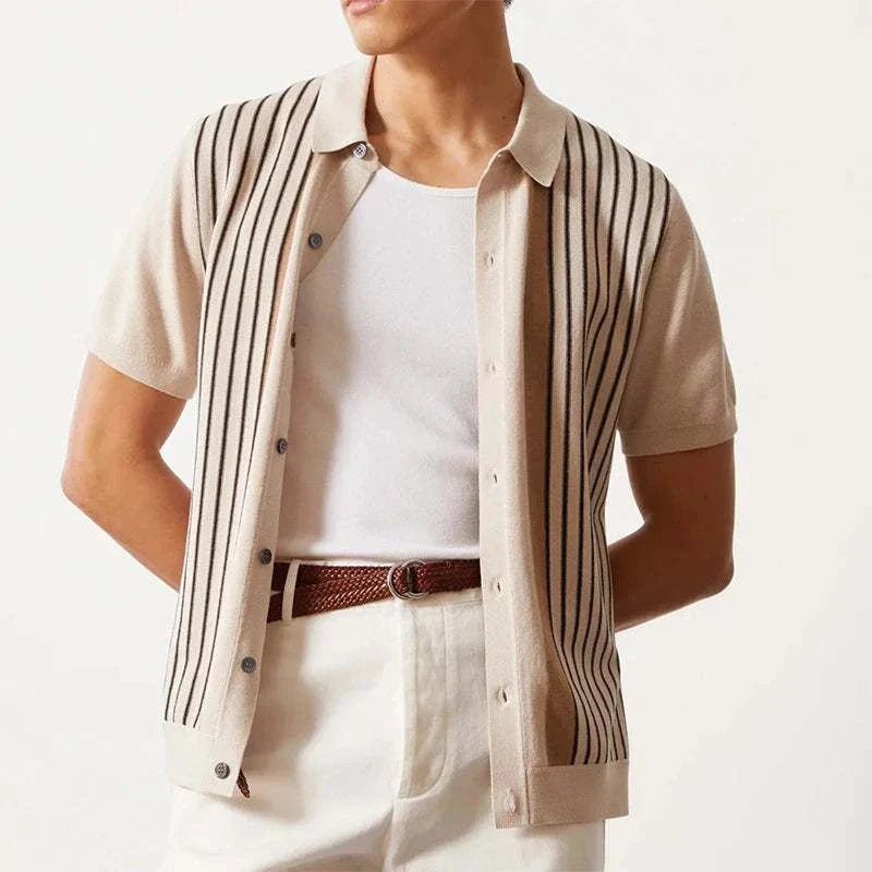 Darian | Gebreid Zomershirt Heren