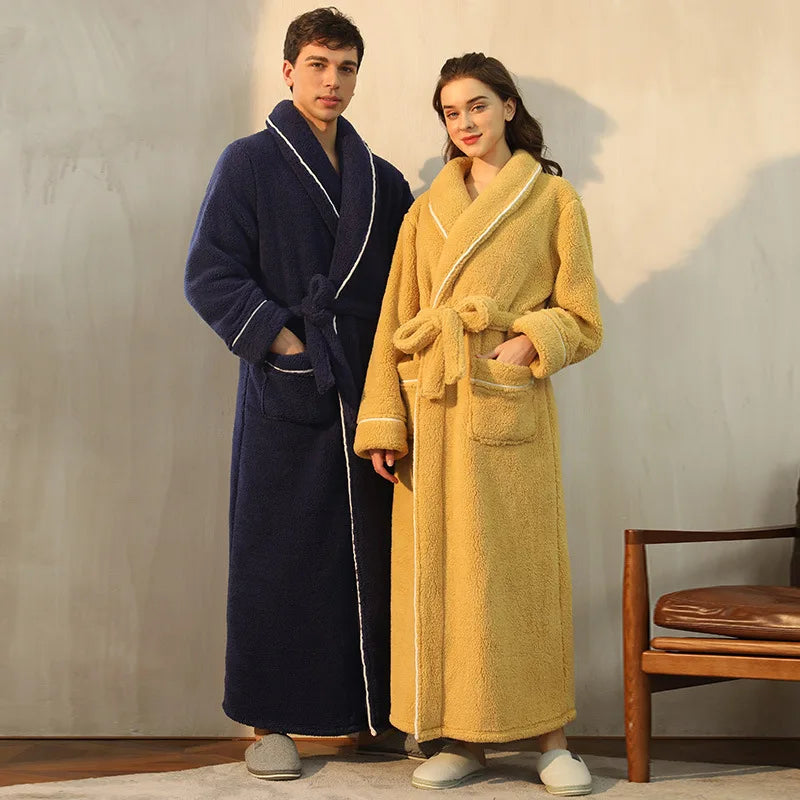 Lazaro™ | Unisex Luxe Fleece Badjas | Extra Lang & Superzachte Fluffy Pluche