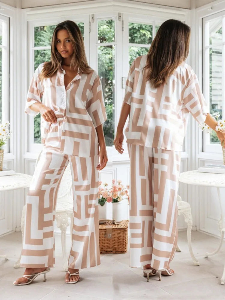 Elodie | Satijnen Co-Ord Set Dames