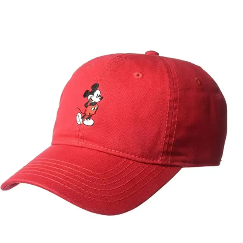 Mickey™ | Unisex Mickey Mouse Baseball Pet van Katoen met Cartoon Borduring | Verstelbaar en Casual Streetwear Accessoire