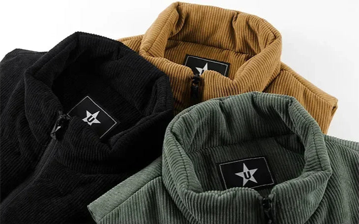 Edouard™ | Gewatteerde Corduroy Bodywarmer met Warme Fleece Voering
