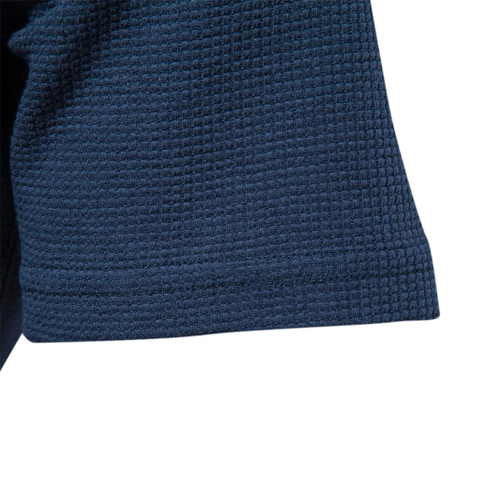 Elian | Gestructureerd T-Shirt met Wafelstructuur Heren