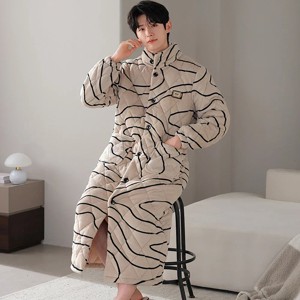 Lucien | Fleece Badjas Heren
