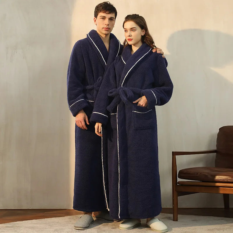 Lazaro™ | Unisex Luxe Fleece Badjas | Extra Lang & Superzachte Fluffy Pluche