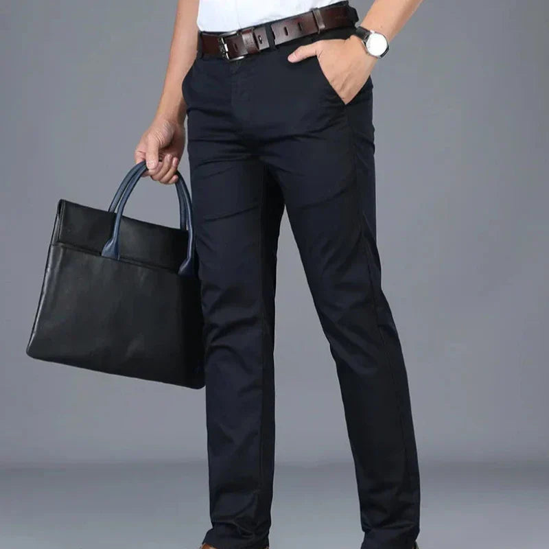 Kanza™ | Heren Elastische Chino met Vierzijdige Stretch en Slanke Pasvorm | Stretch Broek