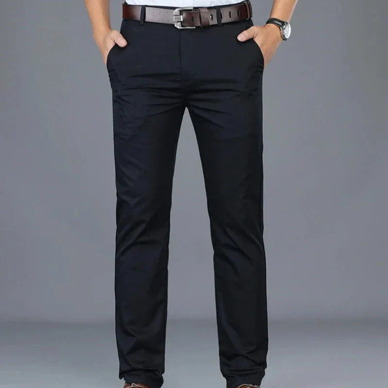 Kanza™ | Heren Elastische Chino met Vierzijdige Stretch en Slanke Pasvorm | Stretch Broek