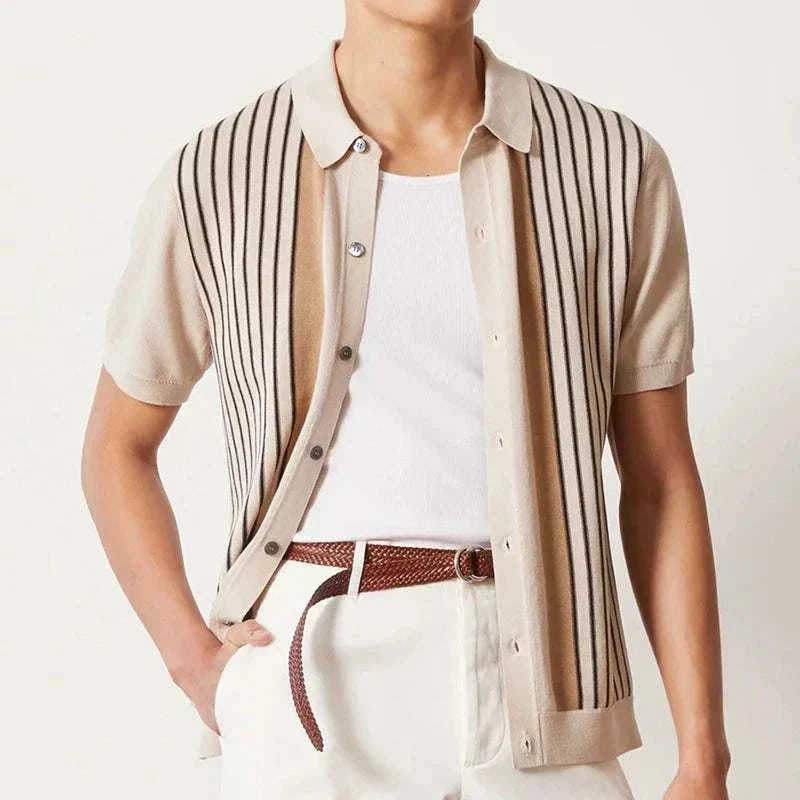 Darian | Gebreid Zomershirt Heren