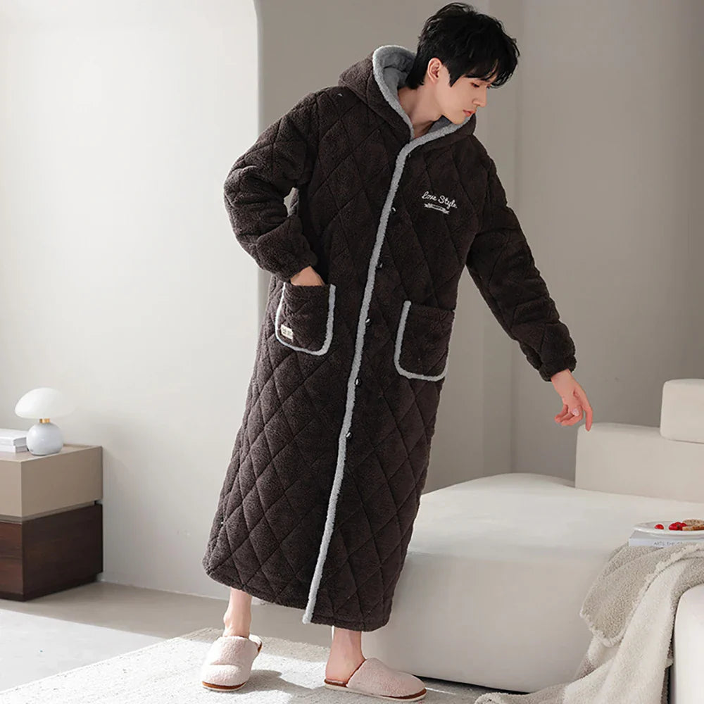 Lucien | Fleece Badjas Heren