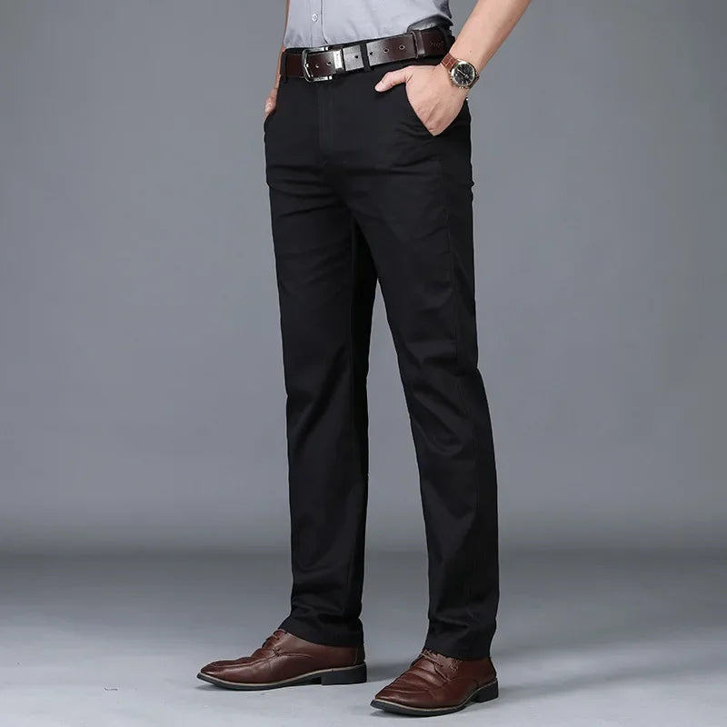 Kanza™ | Heren Elastische Chino met Vierzijdige Stretch en Slanke Pasvorm | Stretch Broek