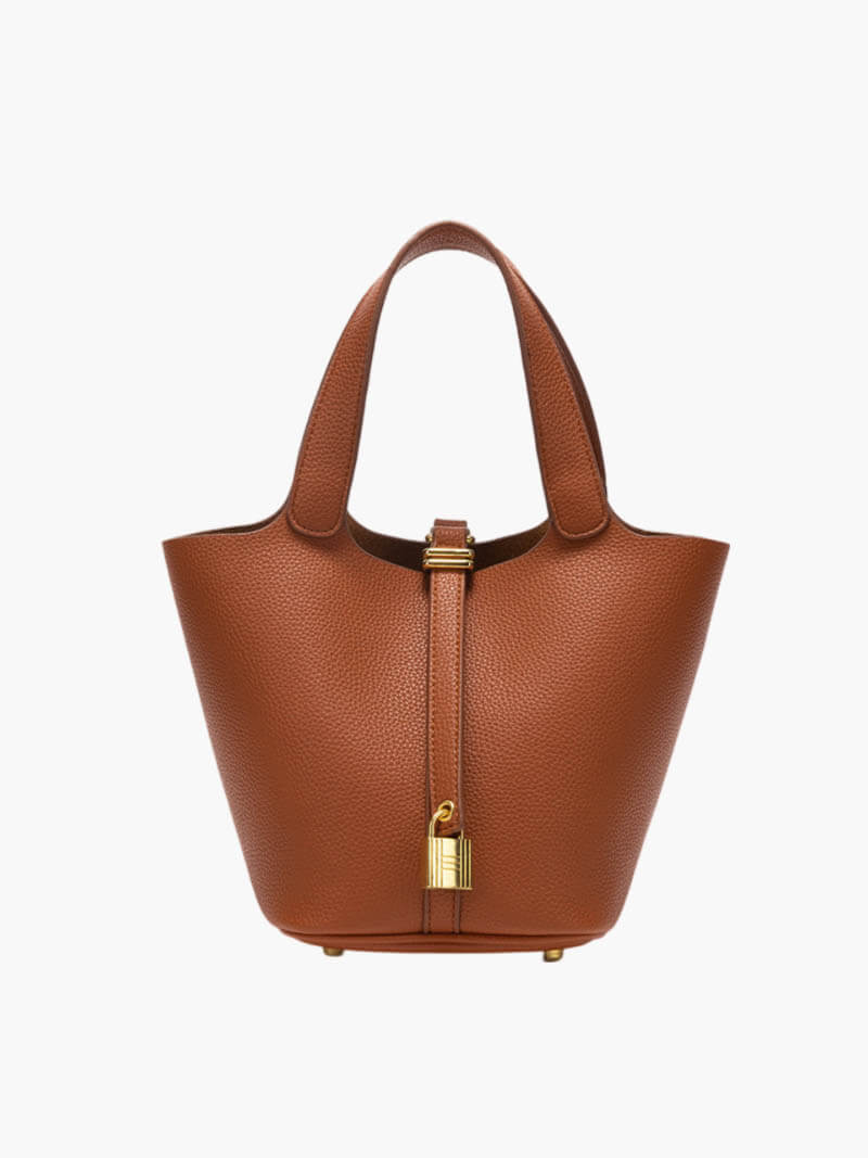 Amara | Luxe Leren Bucket Bag Dames