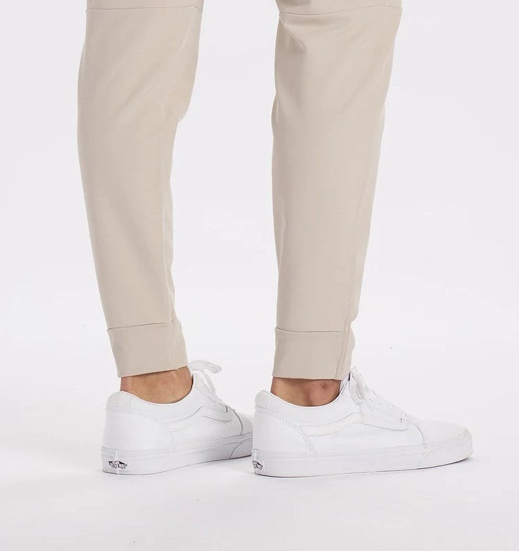 Nilo | Slim Fit Jogger Heren Met Tapered Pijpen en Elastische Tailleband