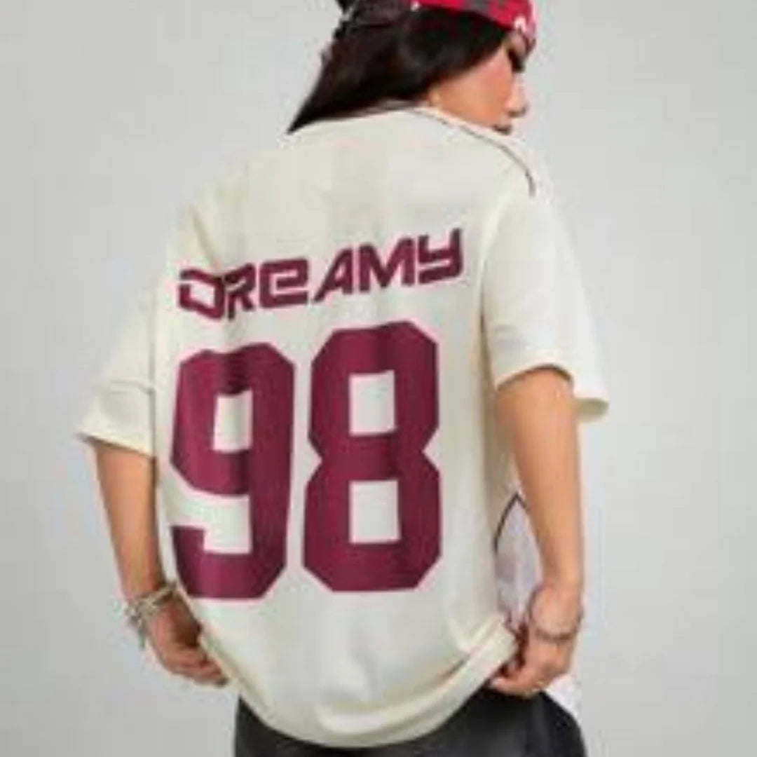 Vexa | Oversized Mesh Jersey Shirt Dames
