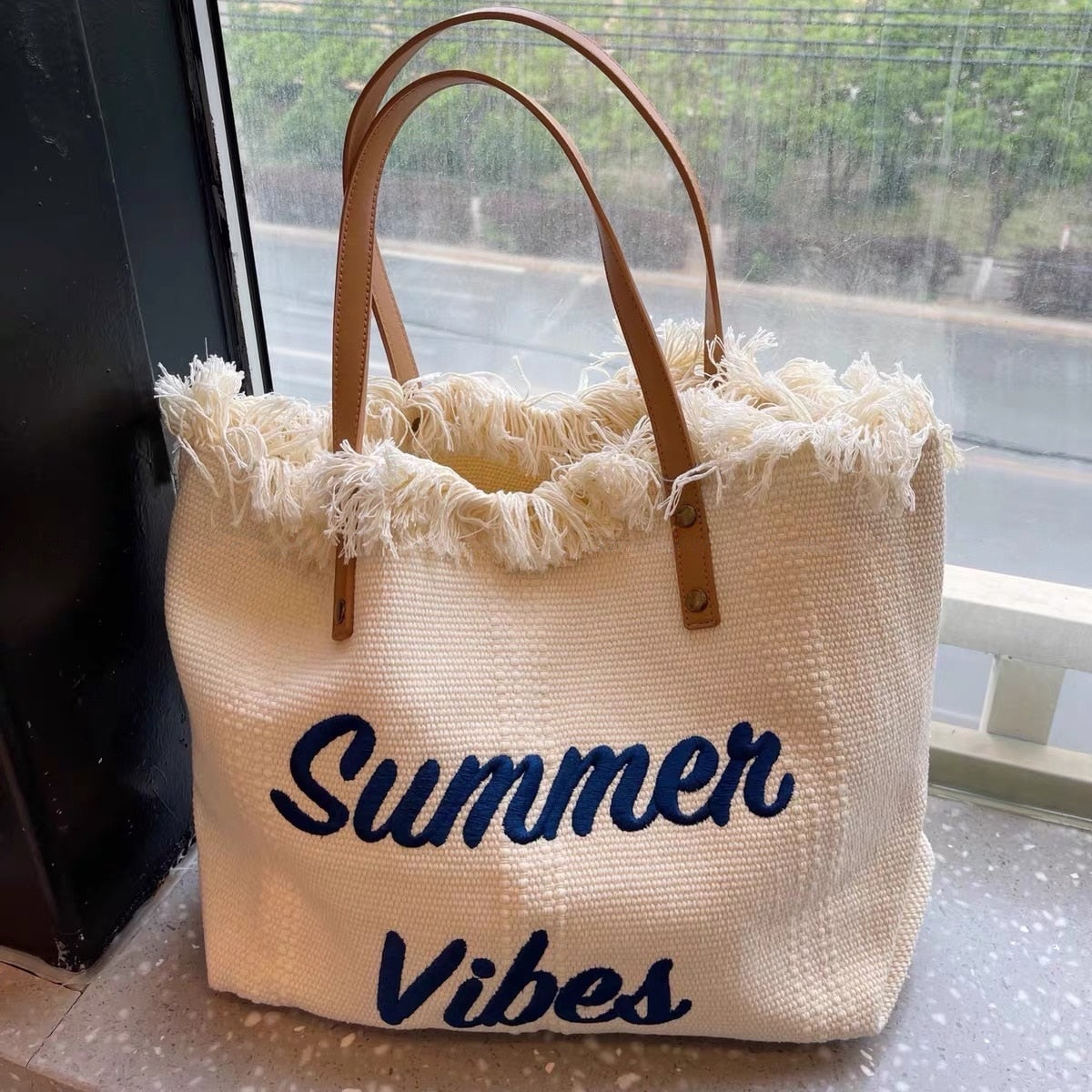 Alizé™ | Trendy Jute Strandtas | Ruim, Bohemian & Duurzaam voor Zomer & Vakantie