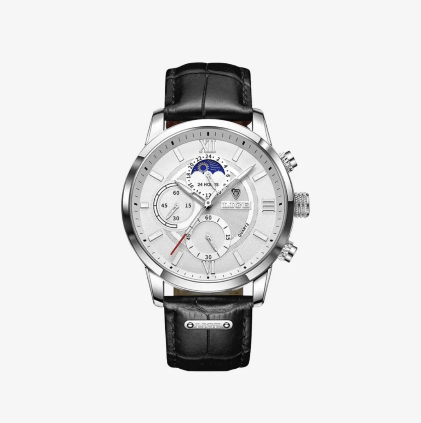 Dorian | Klassiek Lederen Horloge Heren