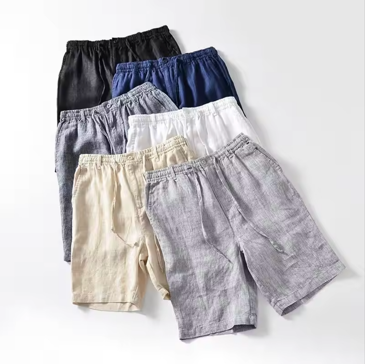 Novero | Linnen Shorts Heren