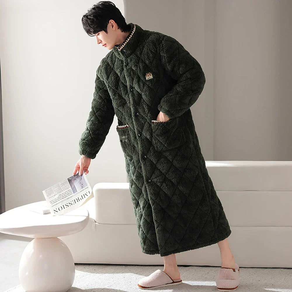 Lucien | Fleece Badjas Heren